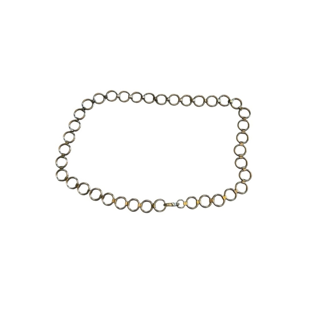 4/$40 Biker Fetish‎ Silver Chain Link Belt